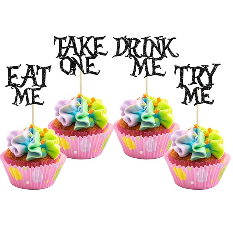 CupCake Signs - Quirky Messages - Set of 4